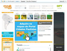 Tablet Screenshot of cidadespaulistas.com.br
